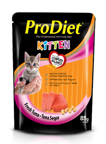 Prodiet Wet Cat Food Kittten Tuna 85gm