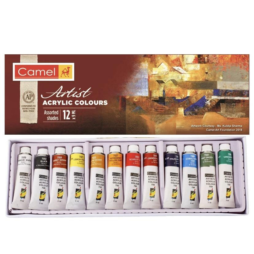 Camlin Student Water Color Cakes - 12 Shades (Pack of 5) : Amazon.in: Home  & Kitchen