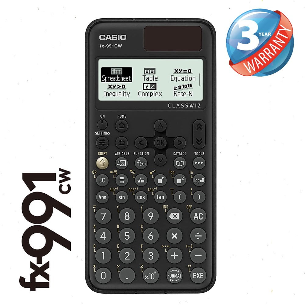 Casio FX-991CW Non-Programmable Standard Scientific Calculator