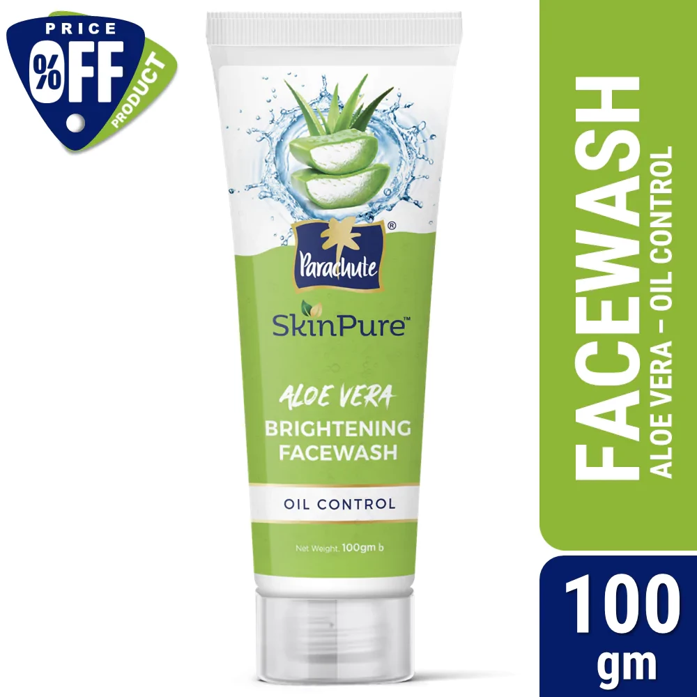 Parachute SkinPure Aloe Vera Brightening Oil Control Facewash